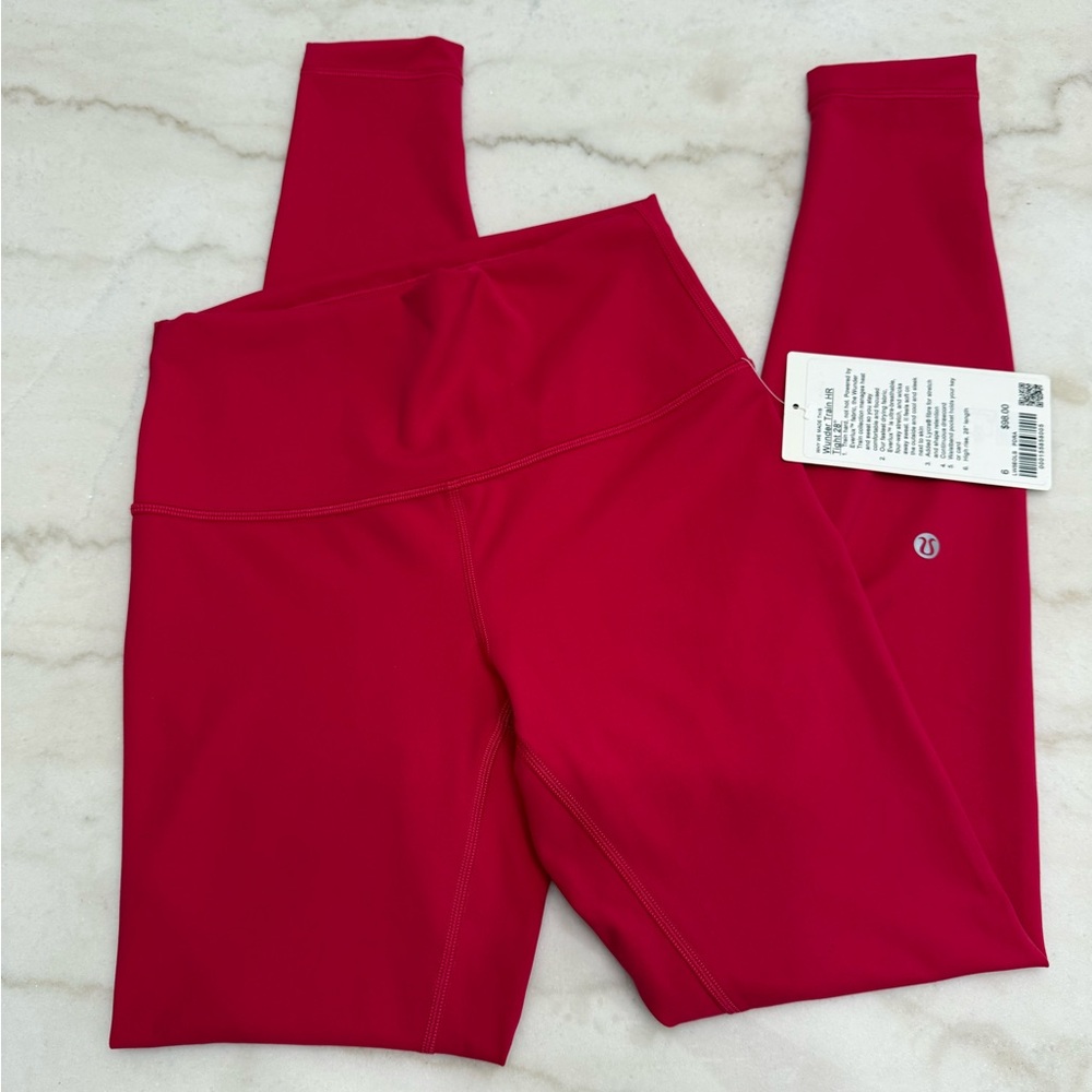 Lululemon Athletica Bold Red Leggings